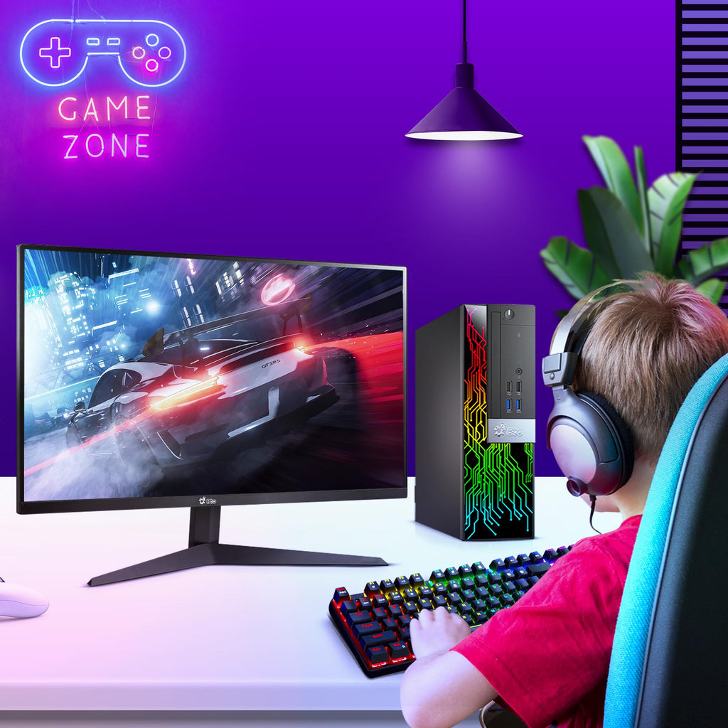 SFF Desktop Computer Intel Core i5 16GB RAM 128GB SSD 500GB HDD GT 1030 Gaming PC U14896