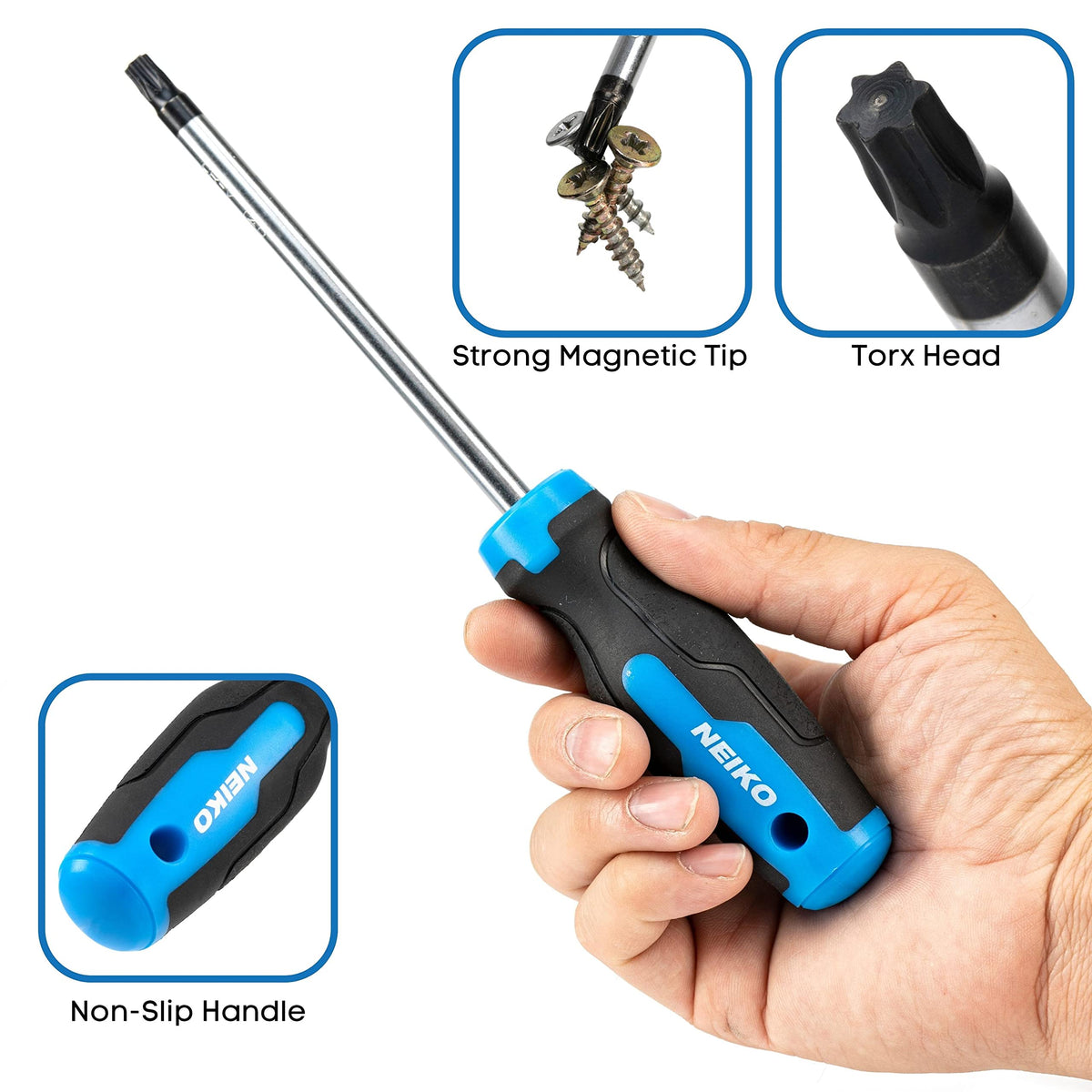 Magnetic Torx Screwdriver Set 12 Piece Chrome Vanadium Steel C46581