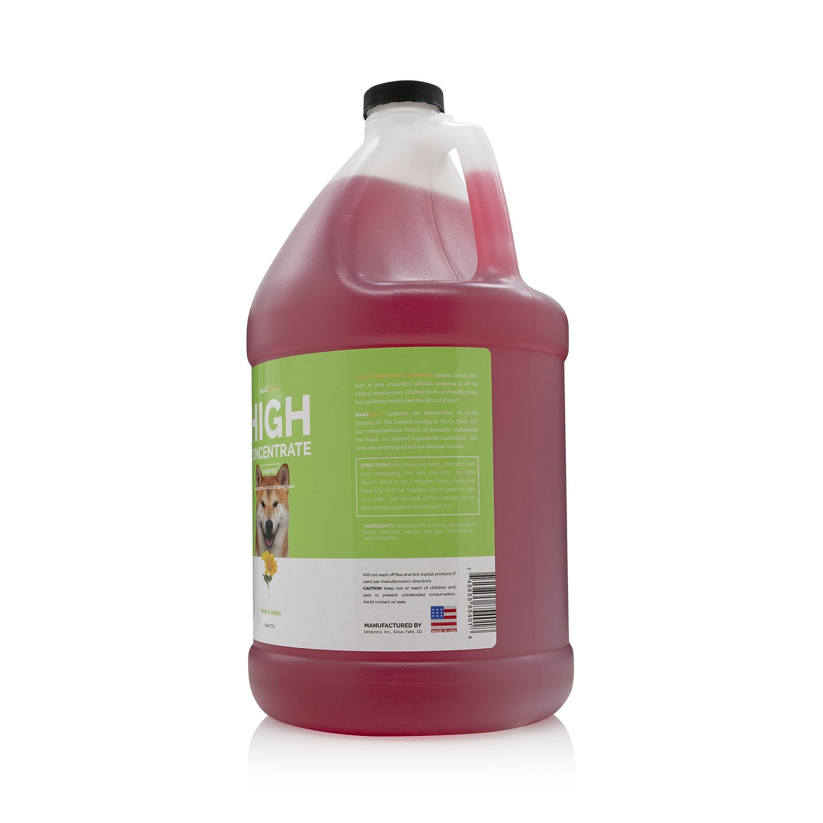 High Concentrate Deep Cleaning Dog Shampoo 1 Gallon Z7293