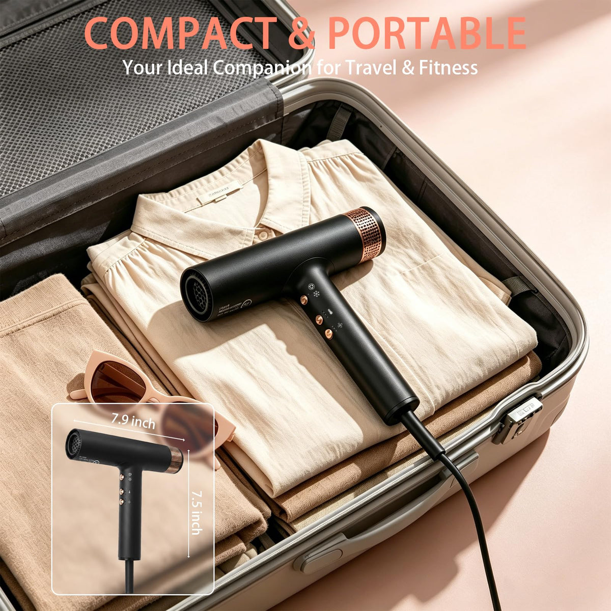 1875W Ionic Hair Dryer with Diffuser E448321