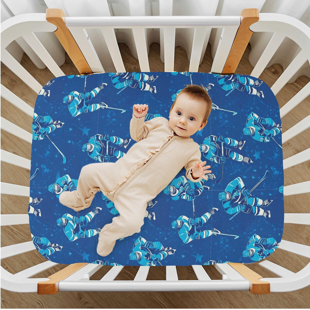 Soft Breathable Microfiber Fitted Crib Sheet Z82200