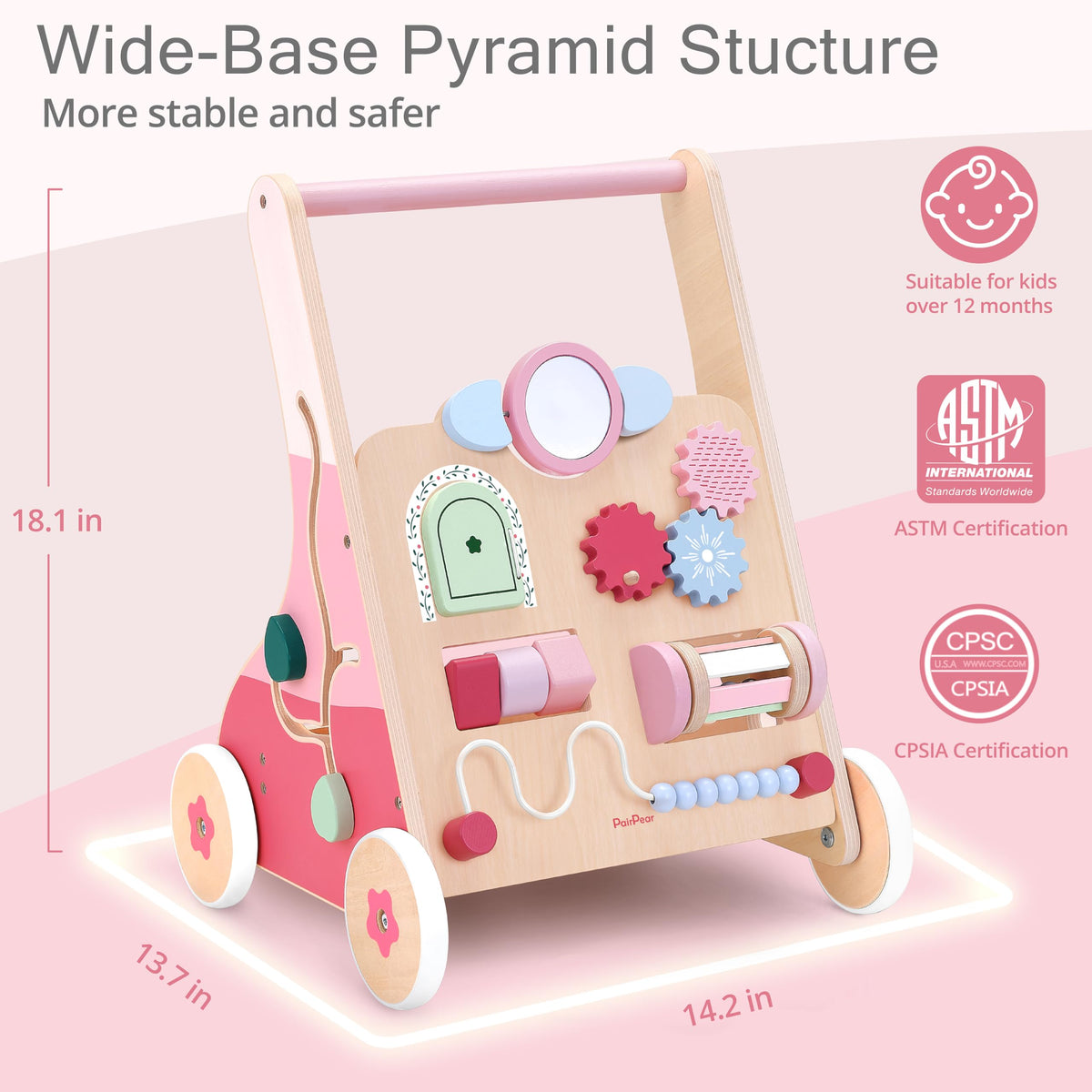 Wooden Baby Walker Z4819