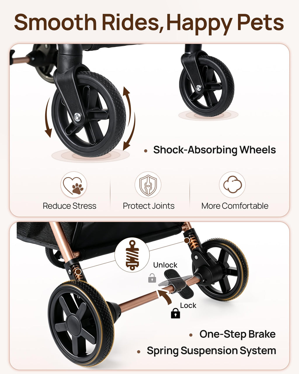 Foldable Dog Stroller H43377