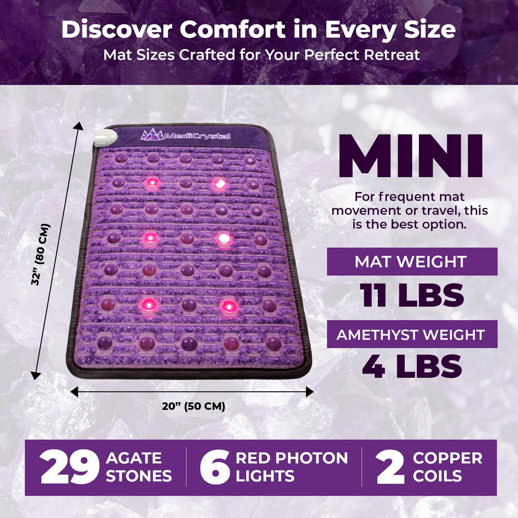Far Infrared Amethyst Heating Pad Mini 32" L x 20"W T94585