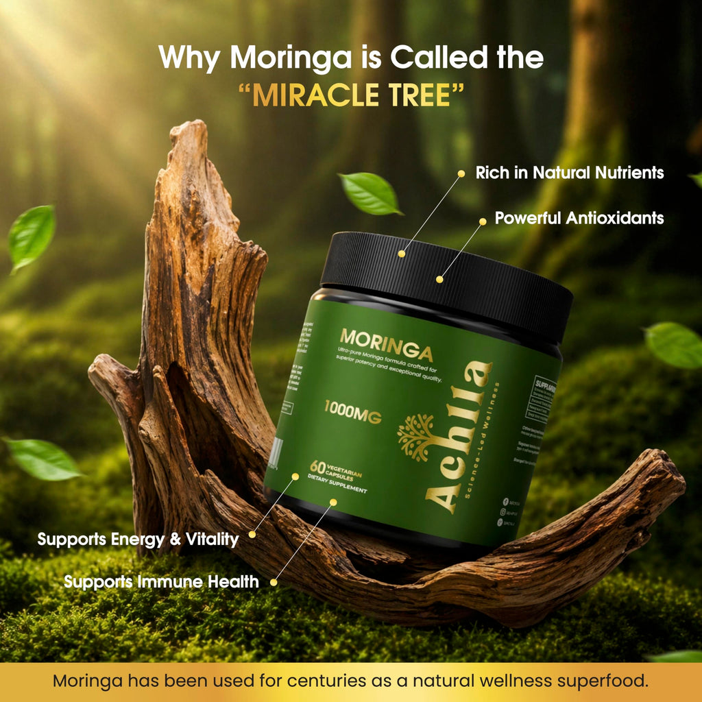 Organic Moringa Leaf 1000mg 60 Capsules P522