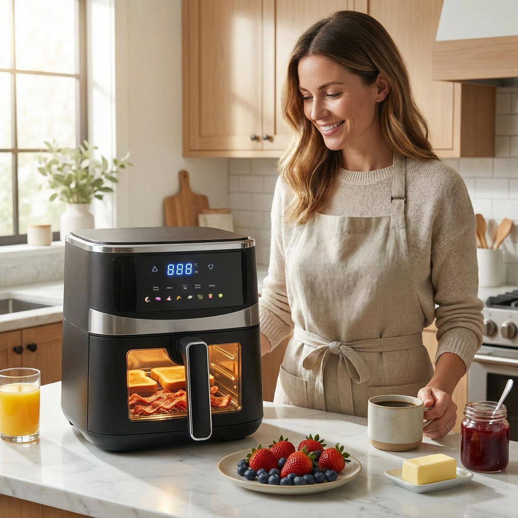 6QT Digital Air Fryer with Touchscreen Y648