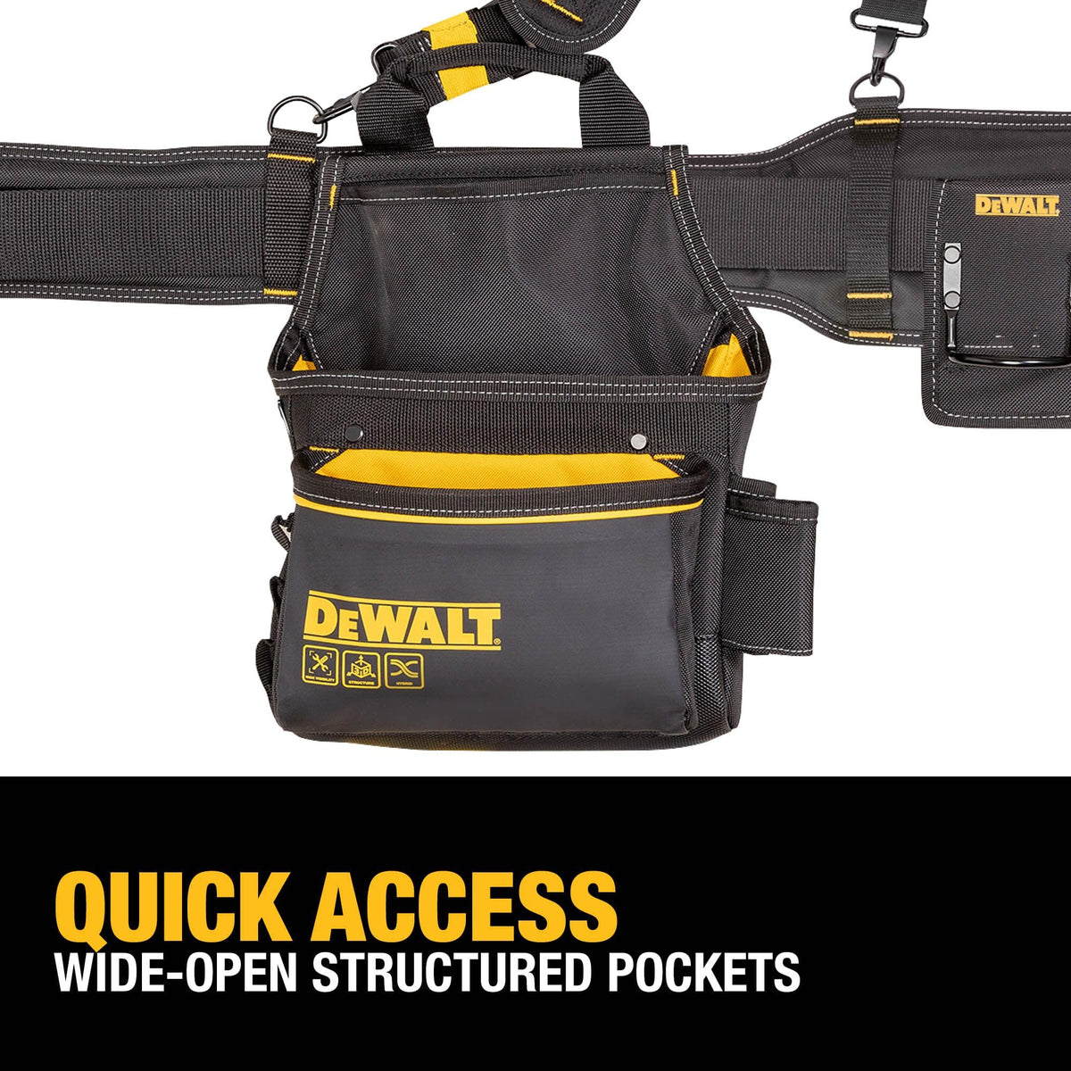 Heavy Duty Tool Belt Organizer with Suspenders and 25 Pockets X235