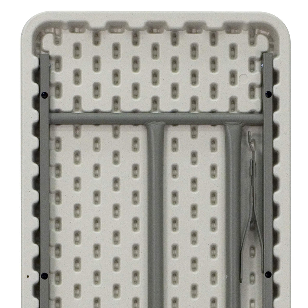 15 Pack 6-Foot Granite White Plastic Folding Training Table N86380