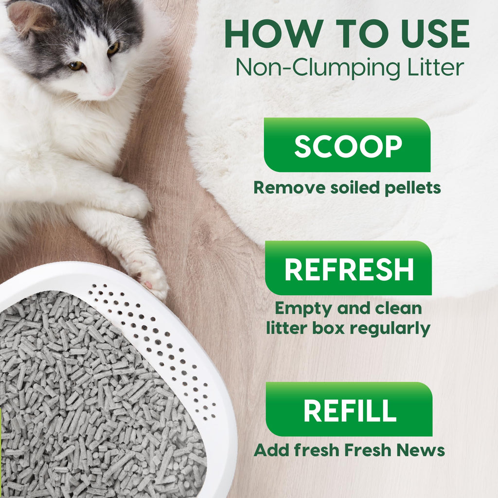Non-Clumping Paper Cat Litter 25 Pound N72014