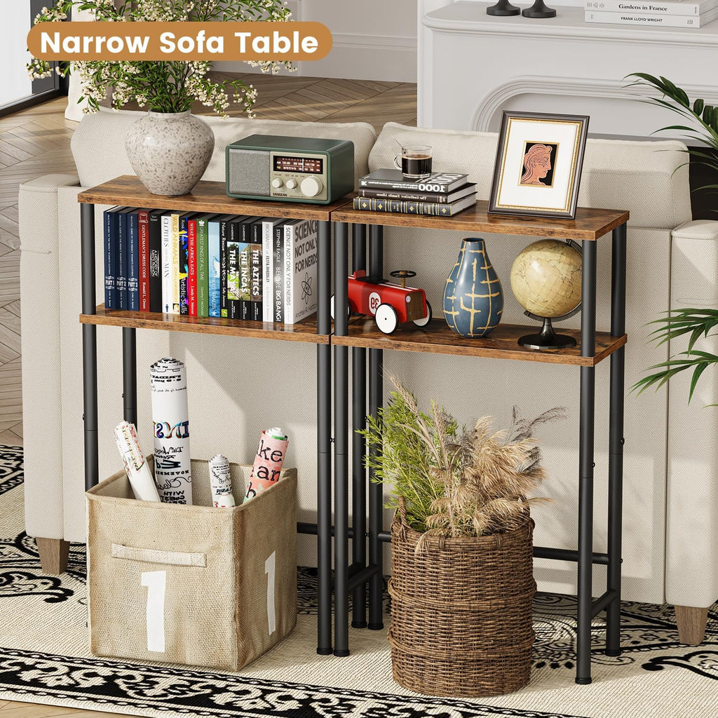 Narrow 15.7" 2-Tier Console Table G52738
