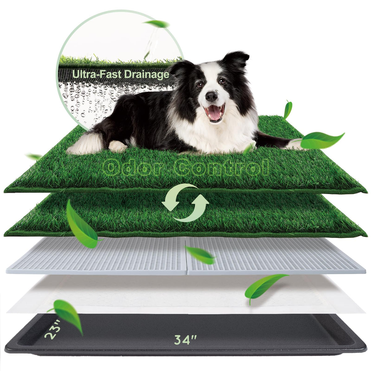 Dog Grass Pad with Tray V134