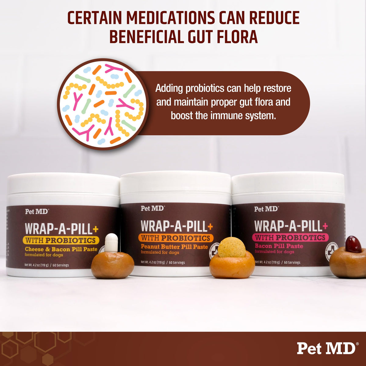 Probiotics Dog Pill Wrap 4.2oz D340906