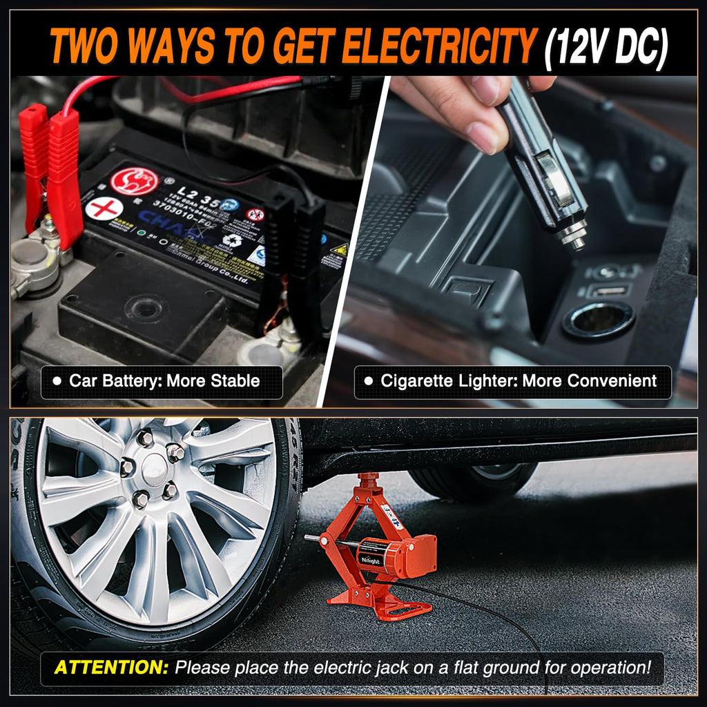 3 Ton 12V Electric Car Jack W82061