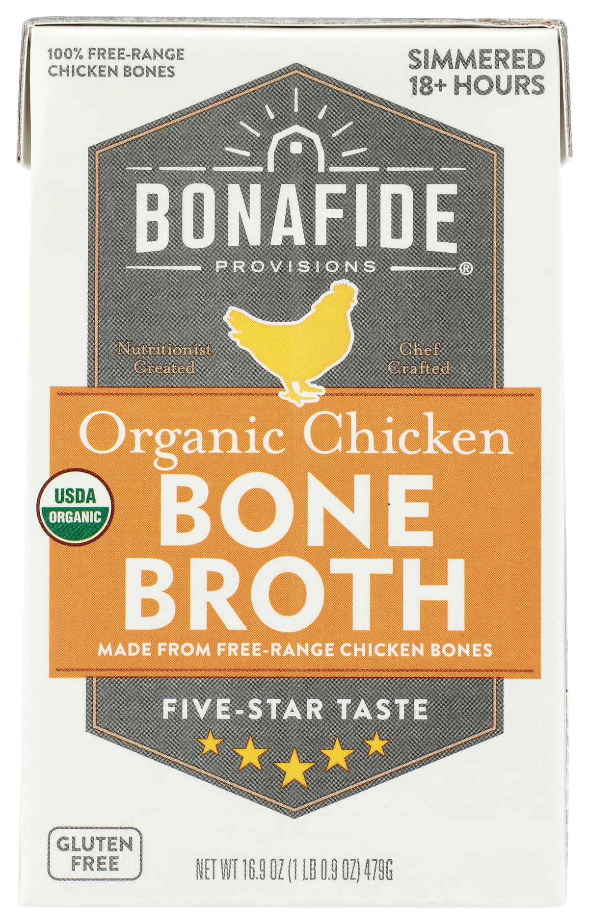 Organic Chicken Bone Broth 16.9 Ounce I2469