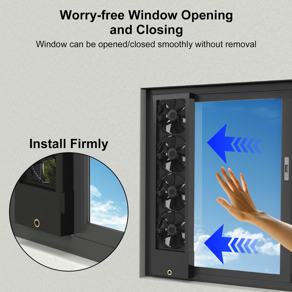 Vertical Window Fan Y106