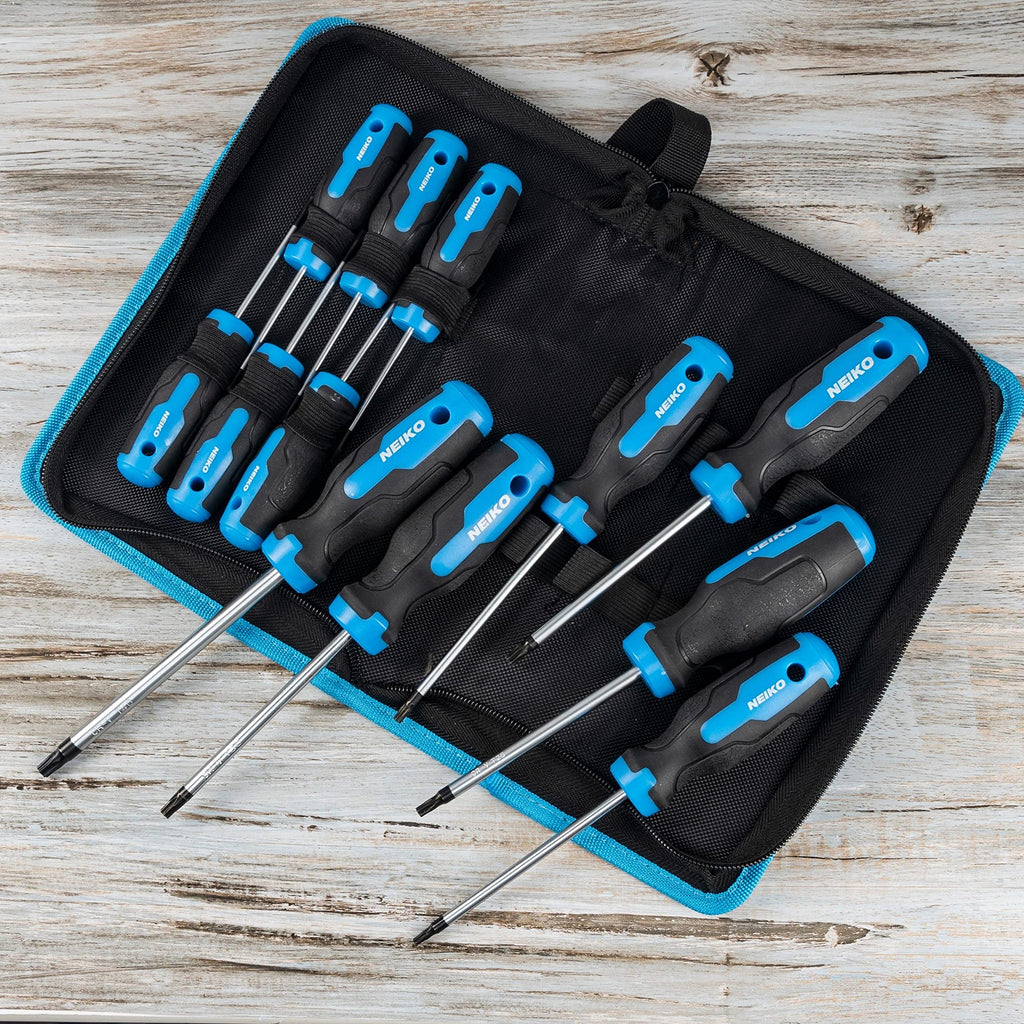 Magnetic Torx Screwdriver Set 12 Piece Chrome Vanadium Steel C46581