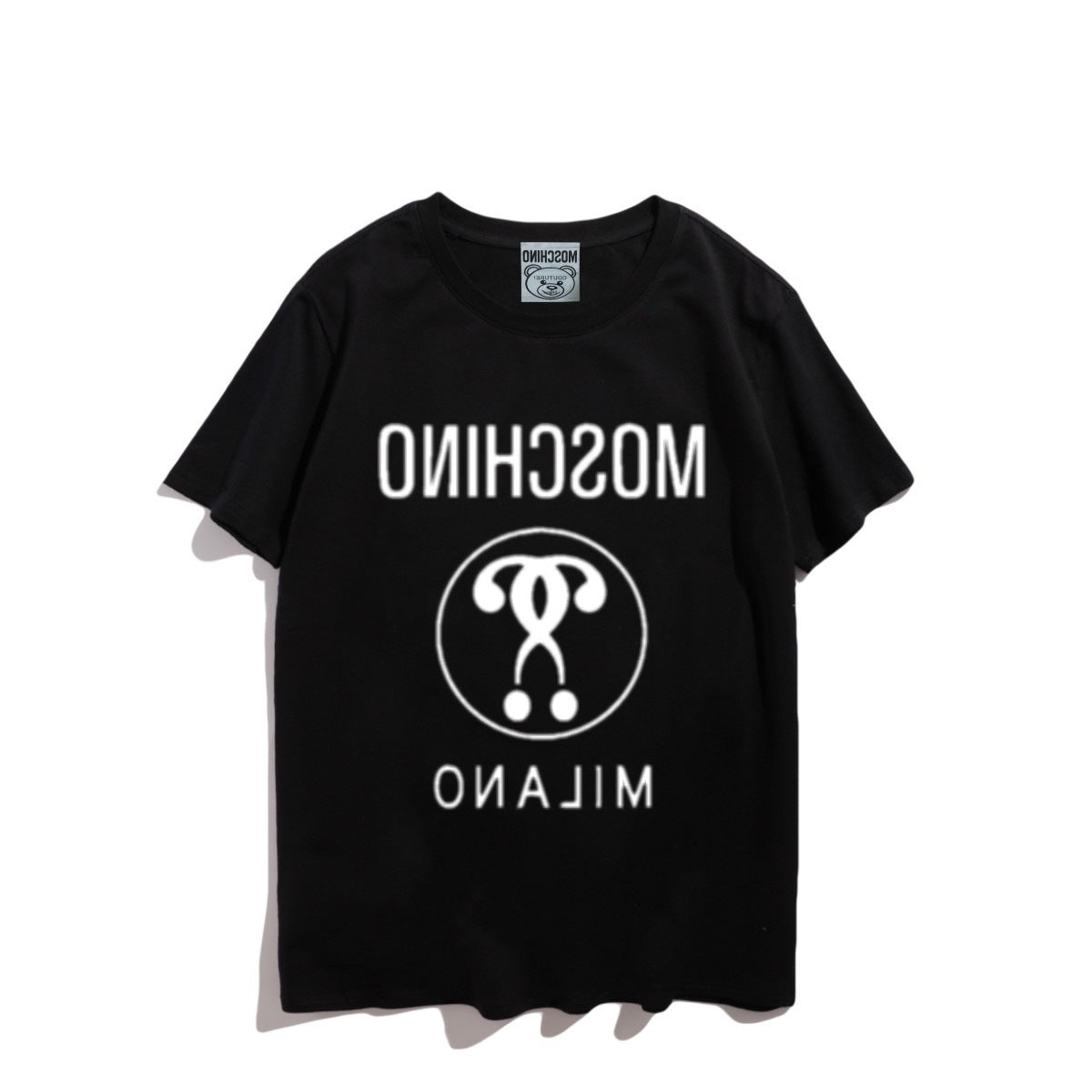 Moschino T-shirt Teddy Bear Pattern Quick-Drying Loose Short Sleeve